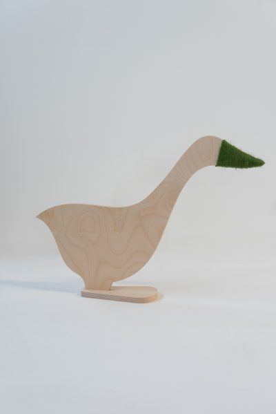 Pedina oca verde mela